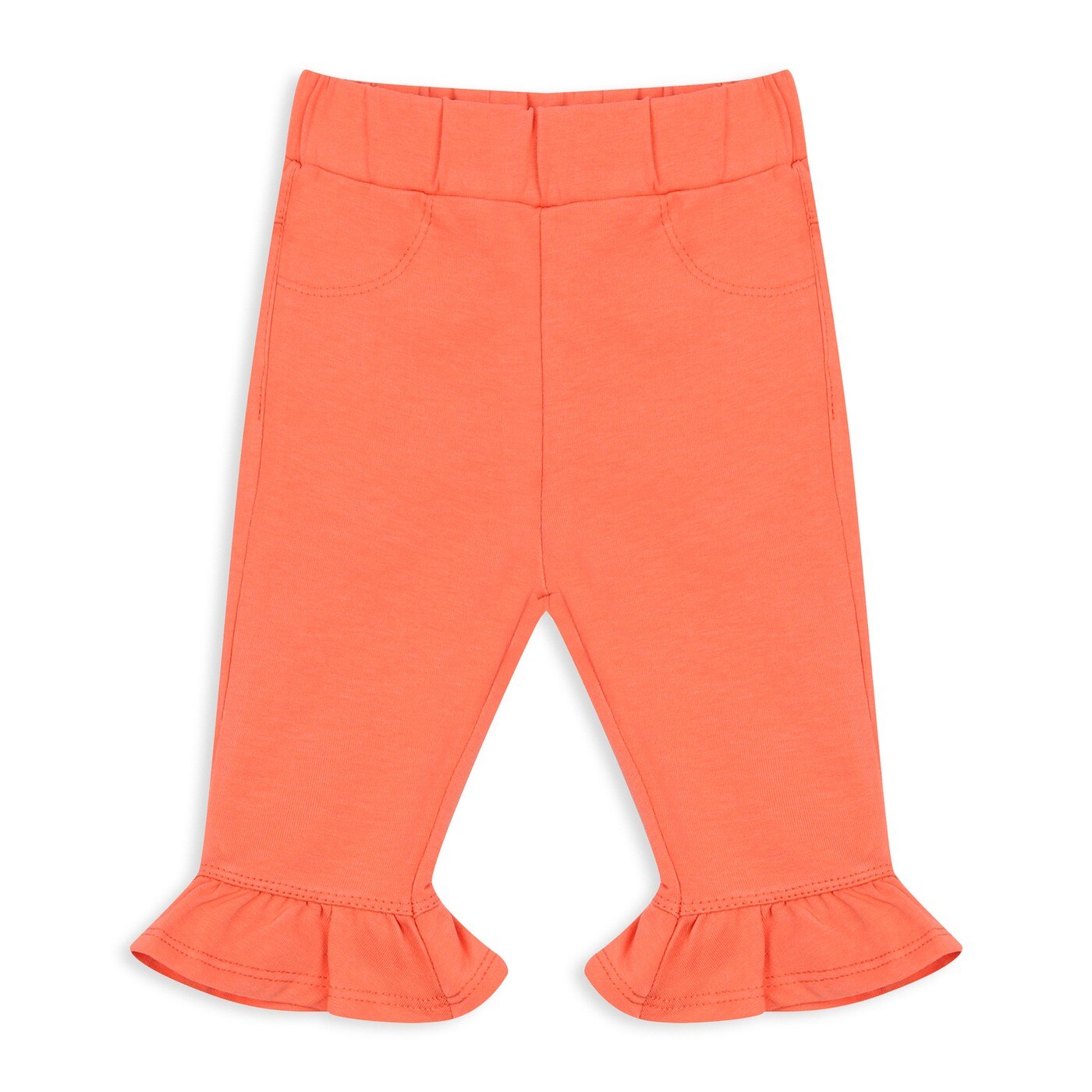 Pantaloni pentru fete, culoare corai 2518