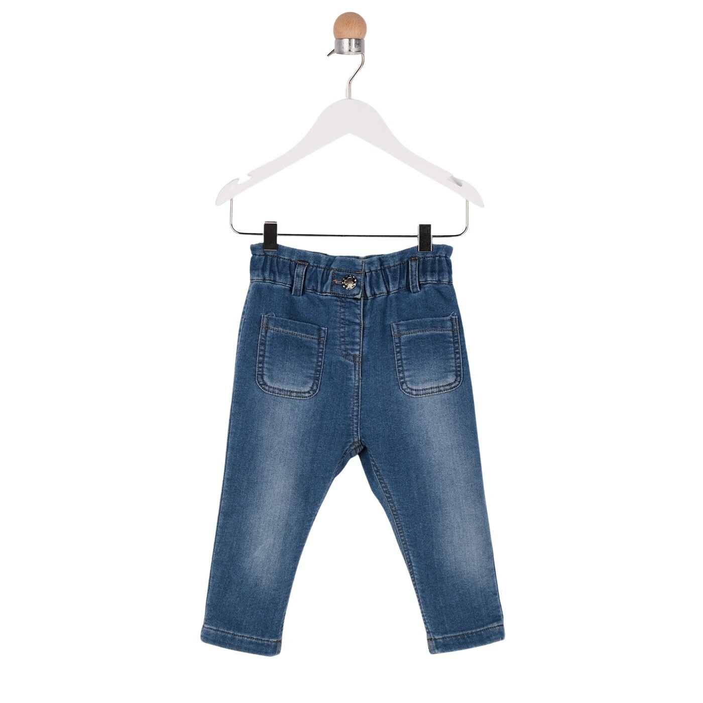 Blugi pentru fete, culoare bleumarin 1785