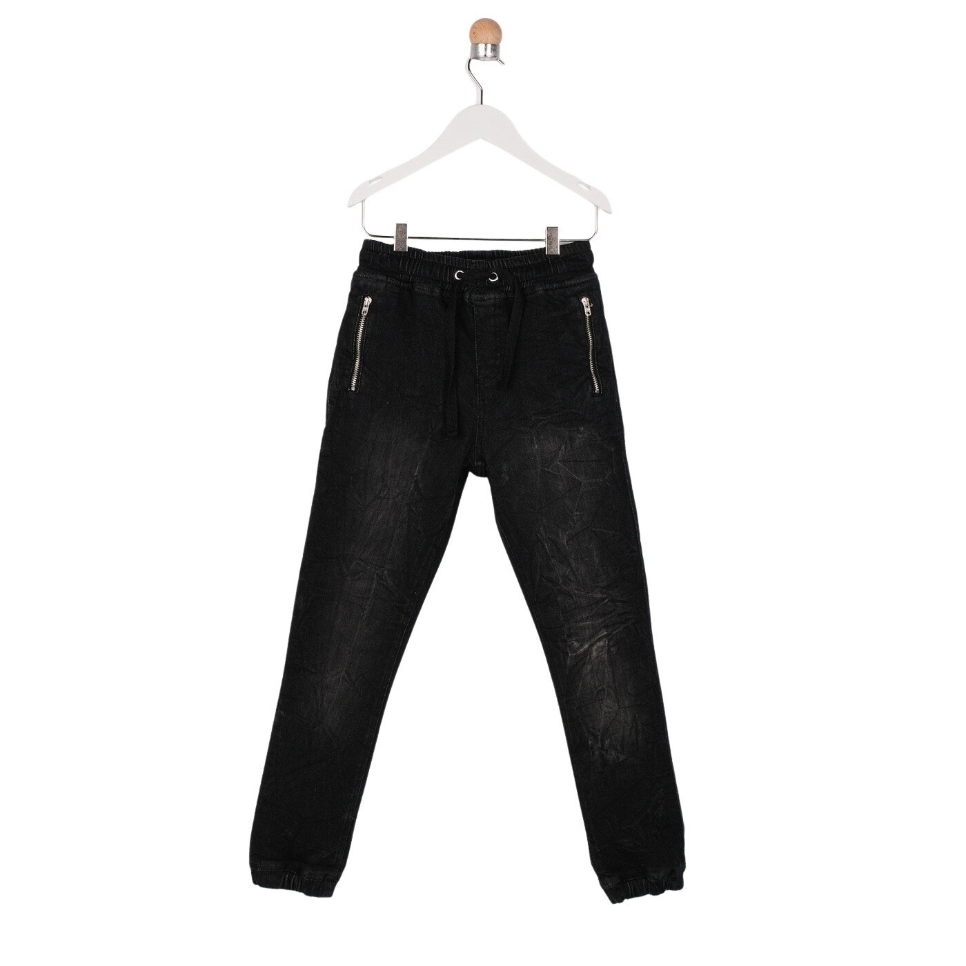 Blugi pentru baieti, culoare neagra, colectia Be Fast 2732