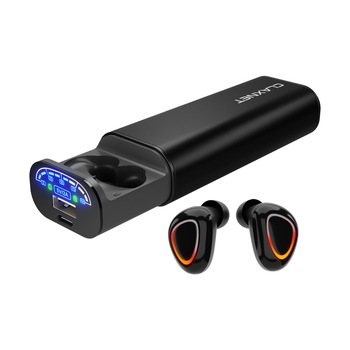 Casti Wireless si Power Bank 2 in 1 CLAXNET K100, TWS, 5000 mAh, Negru Casti Wireless si Power Bank 2 in 1 CLAXNET K100, TWS, 5000 mAh, Negru