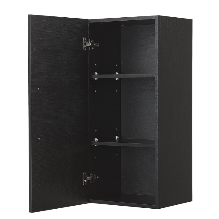 BILBAO Fekete Fali Fürdőszoba Szekrény