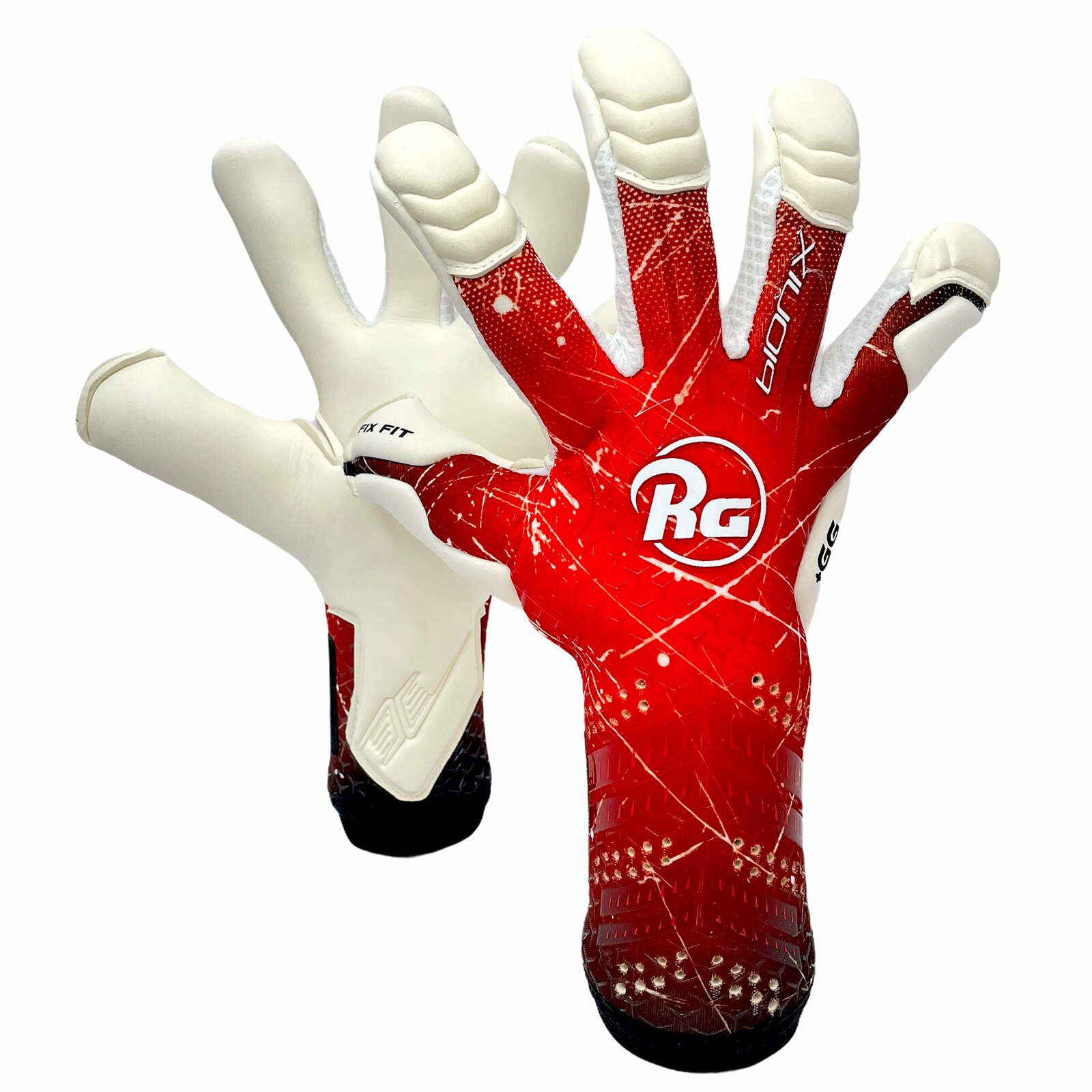 Manusi de portar RG Bionix, rosu-alb, 10