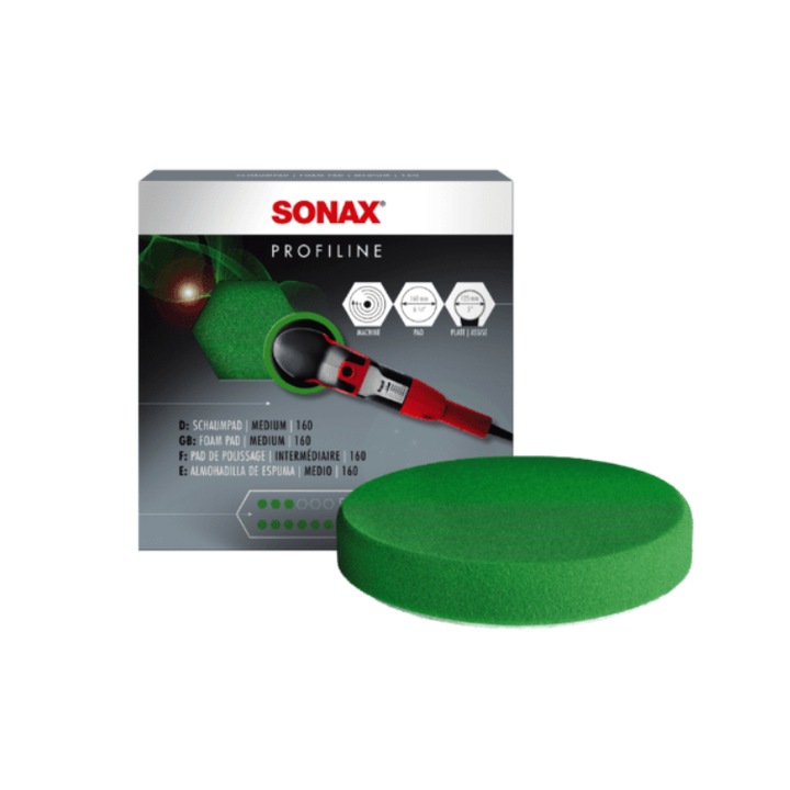 Гъба за полиране Sonax Medium, 160 мм