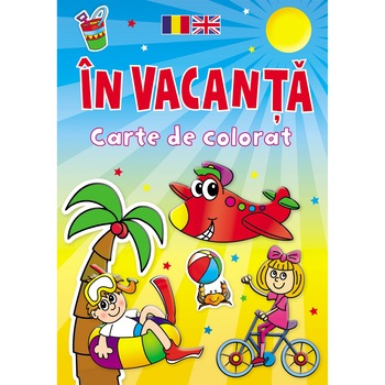 In vacanta - carte de colorat romana-engleza, Brown Watson In vacanta - carte de colorat romana-engleza, Brown Watson