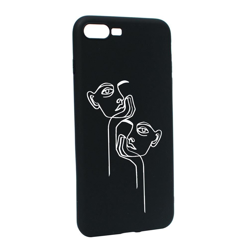 Husa Silicon Compatibila Cu Apple iPhone 7 Plus / 8 Plus, Boring, rezistenta la uzura, anti-alunecare, B737