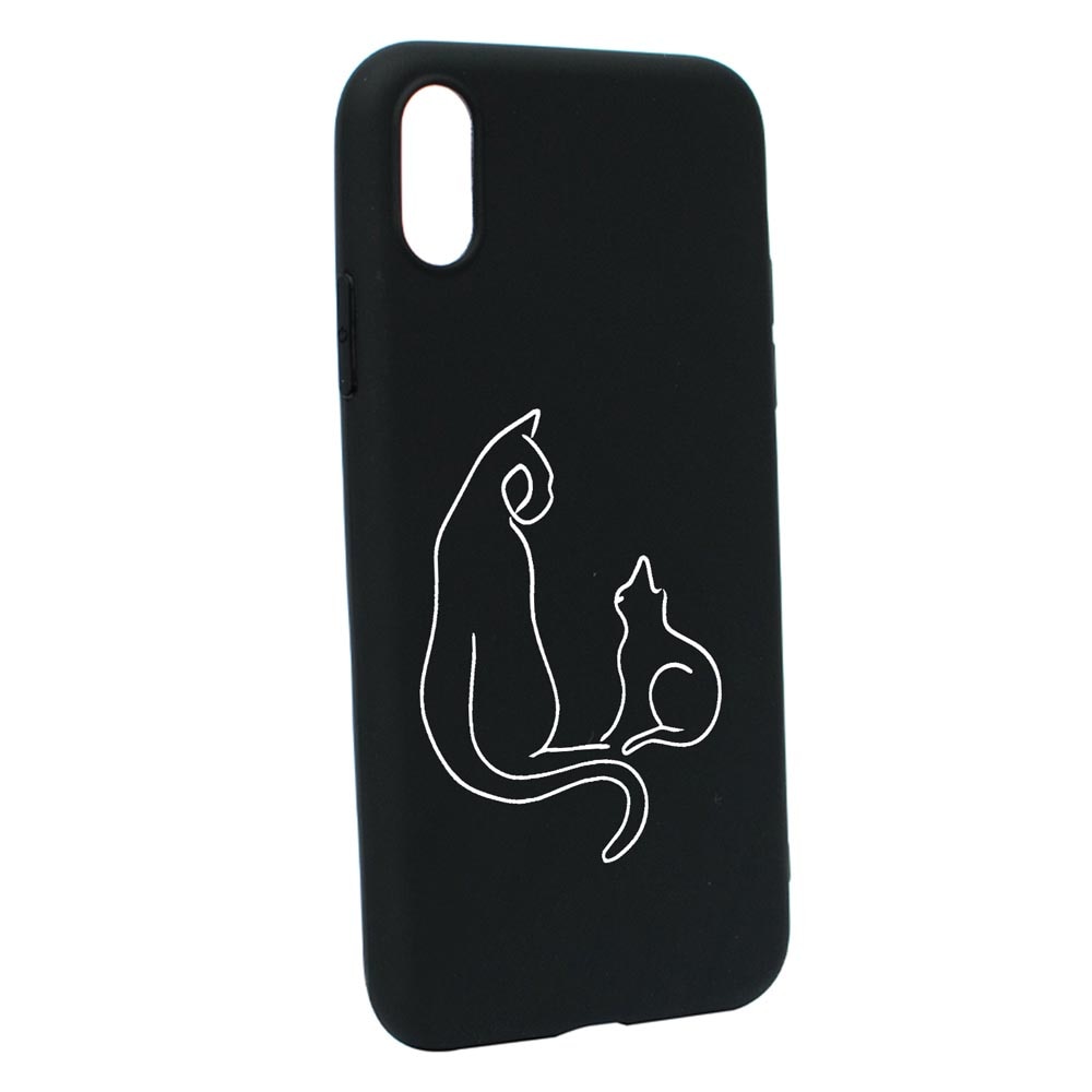 Husa Silicon Compatibila Cu Xiaomi Redmi 9A, Abstract Cat, rezistenta la uzura, anti-alunecare, B738