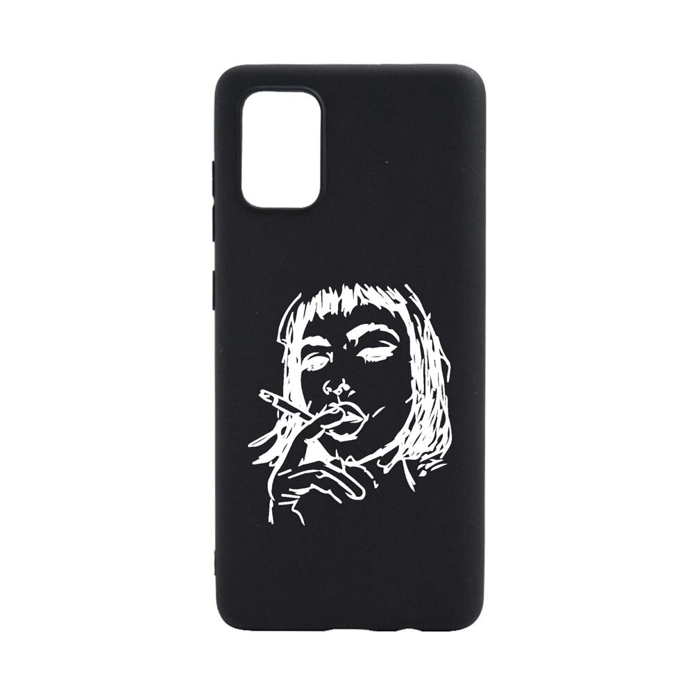 Husa Silicon Compatibila Cu OnePlus 9 Pro, Smoking Woman, rezistenta la uzura, anti-alunecare, B749