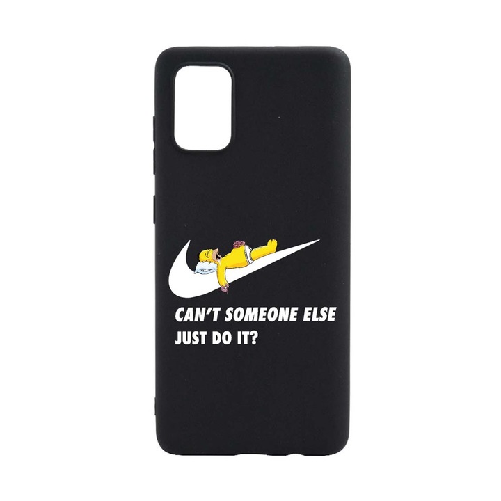 Szilikon tok kompatibilis Samsung Galaxy A52 5G / 4G, Simpson Just Do It, kopásálló, csúszásgátló, B751