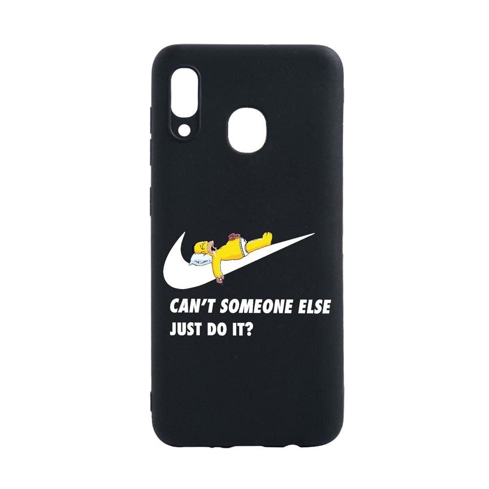 Husa Silicon Compatibila Cu Samsung Galaxy A20, Simpson Just Do It, rezistenta la uzura, anti-alunecare, B751