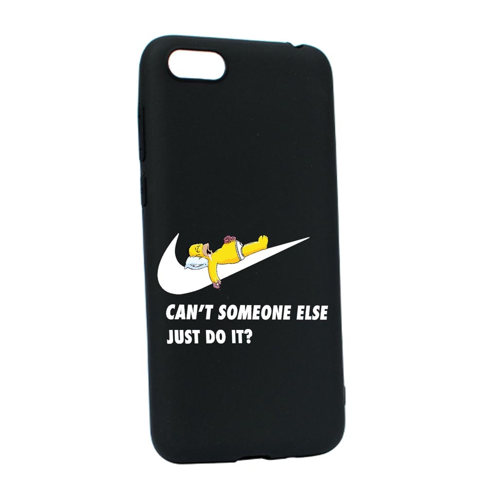 Husa Silicon Compatibila Cu Apple iPhone 6 / 6S, Simpson Just Do It, rezistenta la uzura, anti-alunecare, B751