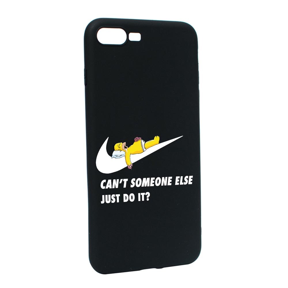 Husa Silicon Compatibila Cu Apple iPhone 7 Plus / 8 Plus, Simpson Just Do It, rezistenta la uzura, anti-alunecare, B751