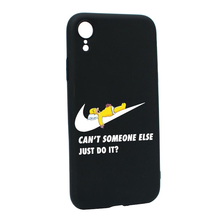 Husa Silicon Compatibila Cu Apple iPhone XR, Simpson Just Do It, rezistenta la uzura, anti-alunecare, B751