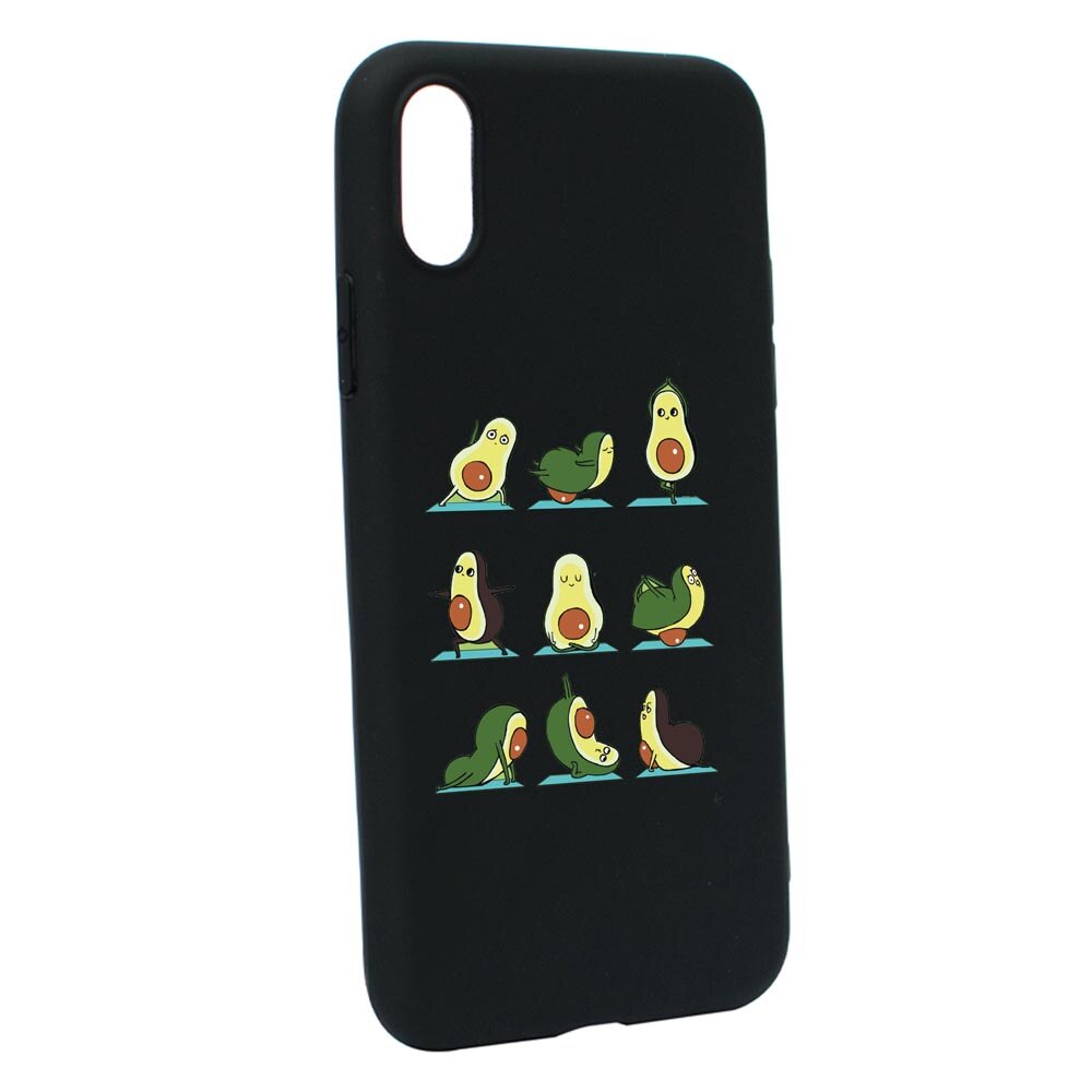 Husa Silicon Compatibila Cu Samsung Galaxy A10, Avocado Yoga, rezistenta la uzura, anti-alunecare, B752