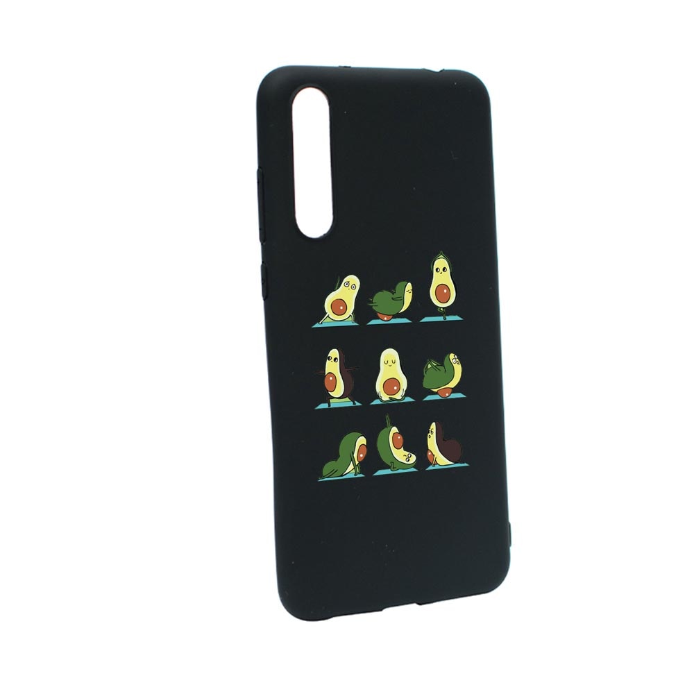 Husa Silicon Compatibila Cu Xiaomi Mi 9 Lite / Mi A3 Lite, Avocado Yoga, rezistenta la uzura, anti-alunecare, B752