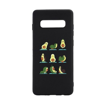 Husa Silicon Compatibila Cu Samsung Galaxy S10 Plus, Avocado Yoga, rezistenta la uzura, anti-alunecare, B752 Husa Silicon Compatibila Cu Samsung Galaxy S10 Plus, Avocado Yoga, rezistenta la uzura, anti-alunecare, B752