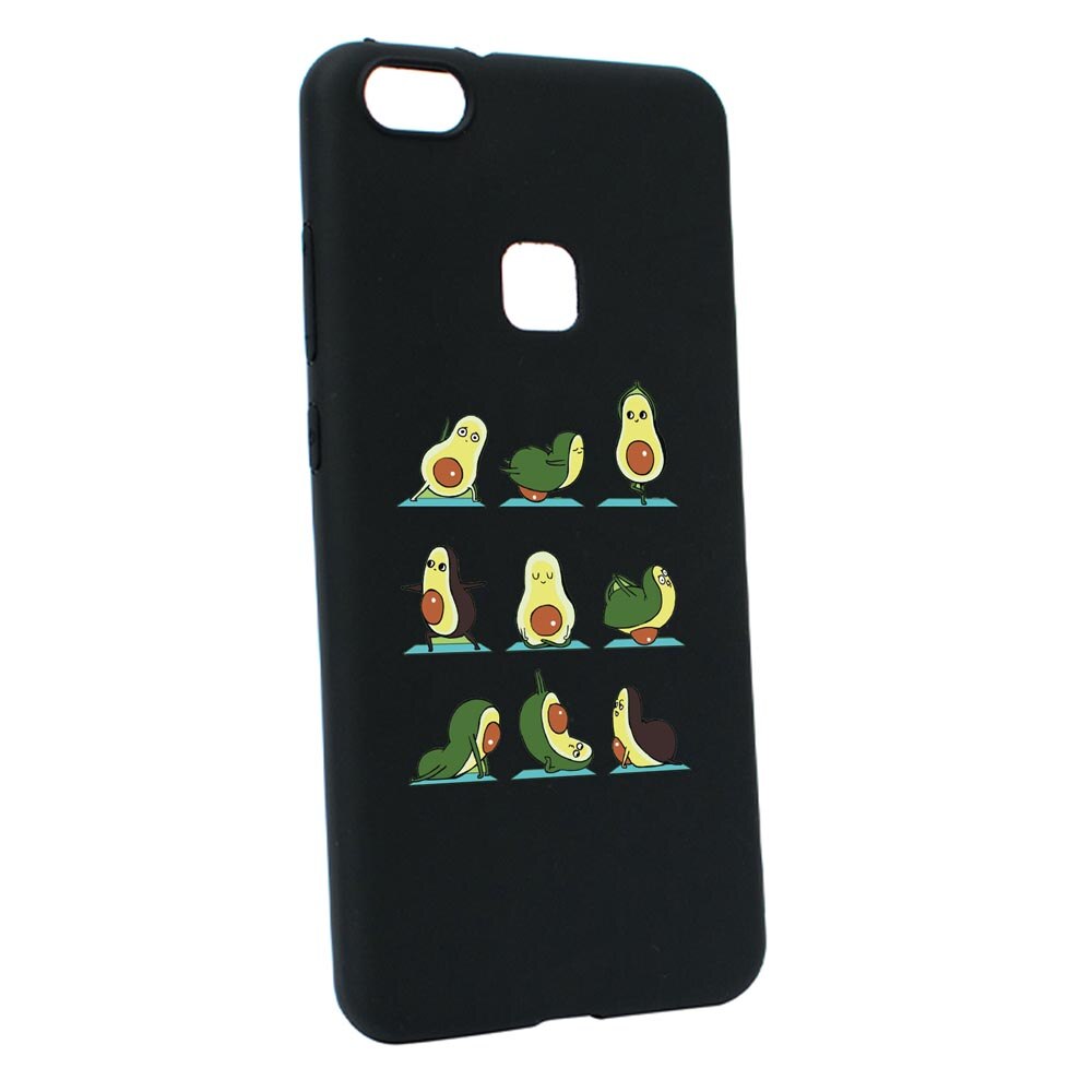 Husa Silicon Compatibila Cu Huawei P10 Lite, Avocado Yoga, rezistenta la uzura, anti-alunecare, B752