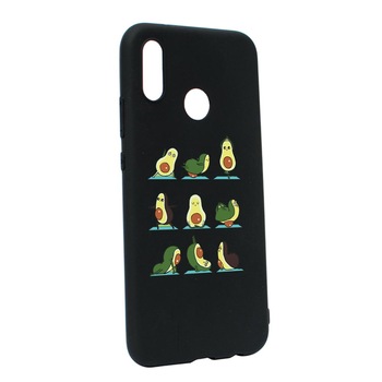 Husa Silicon Compatibila Cu Huawei P20 Lite, Avocado Yoga, rezistenta la uzura, anti-alunecare, B752 Husa Silicon Compatibila Cu Huawei P20 Lite, Avocado Yoga, rezistenta la uzura, anti-alunecare, B752