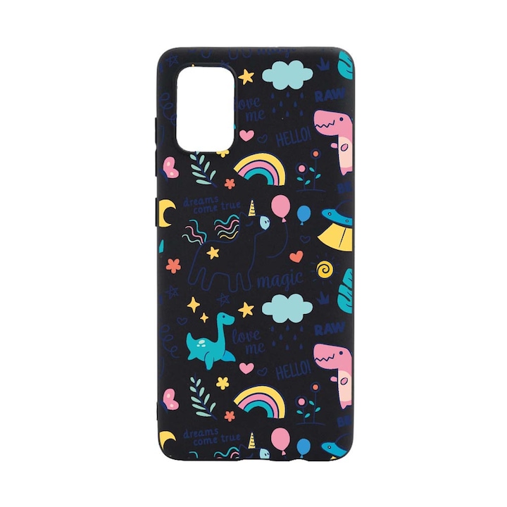 Szilikon védőtok, Samsung Galaxy A52 5G / 4G, Unicorn - Dreams Come True, B759