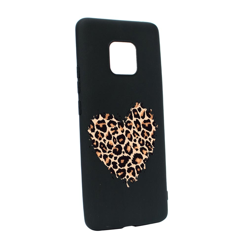 Husa Silicon Compatibila Cu Xiaomi Redmi Note 9 Pro, Leopard Heart, rezistenta la uzura, anti-alunecare, B761