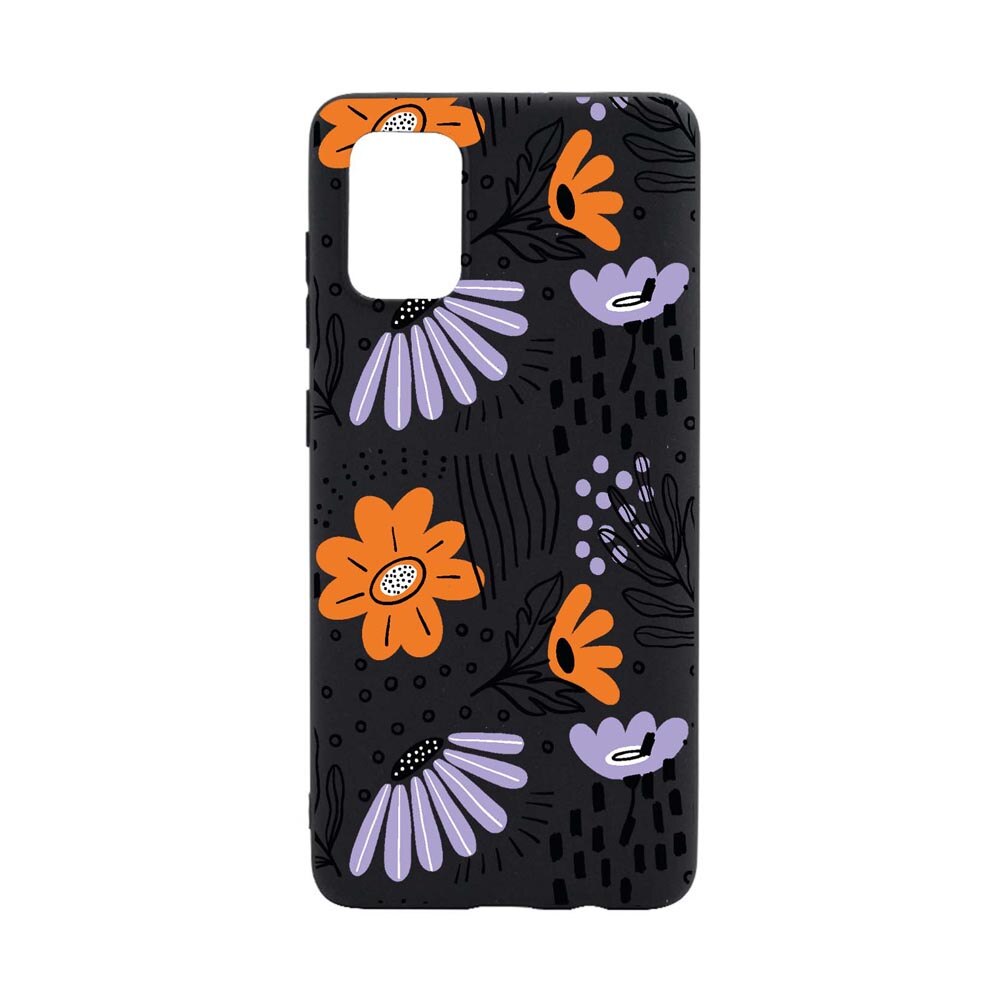 Husa Silicon Compatibila Cu Samsung Galaxy A52 5G / 4G, Flowers - Pastel Colors, rezistenta la uzura, anti-alunecare, B757