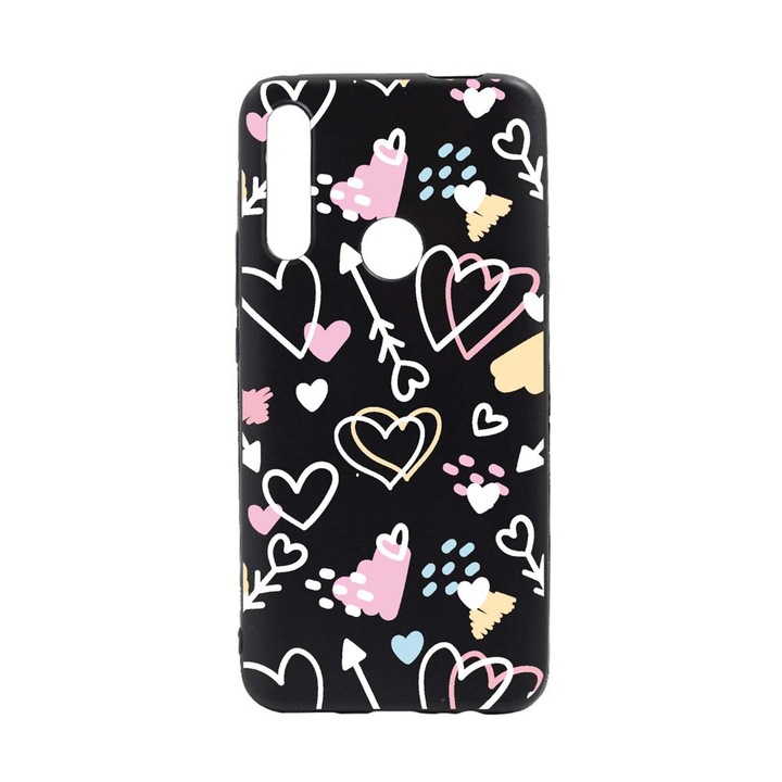 Husa Silicon Compatibila Cu Xiaomi Redmi Note 8T, Symbols, rezistenta la uzura, anti-alunecare, B764