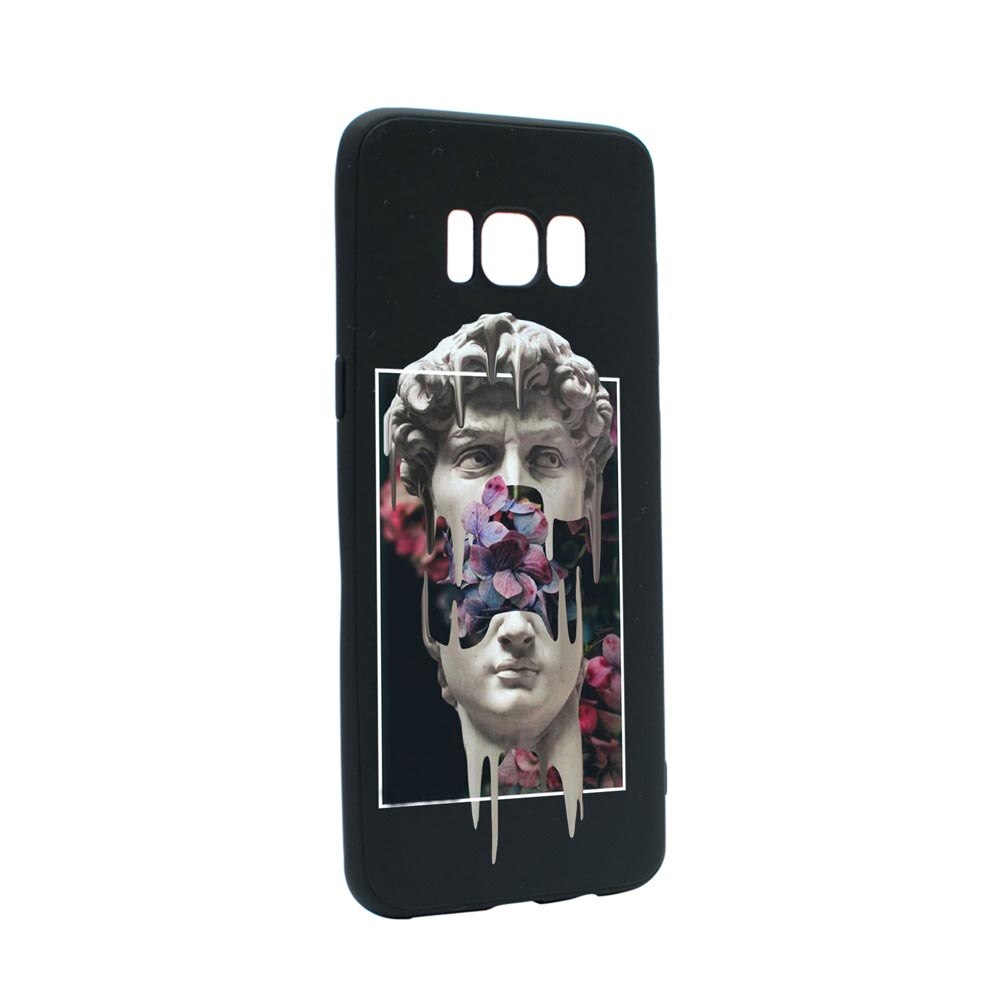Husa Silicon Compatibila Cu Samsung Galaxy S8, David Statue, rezistenta la uzura, anti-alunecare, B753