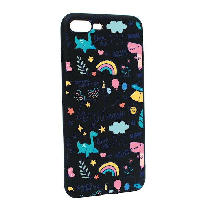 Szilikon védőtok, Apple iPhone 7 Plus / 8 Plus, Unicorn - Dreams Come True, B759