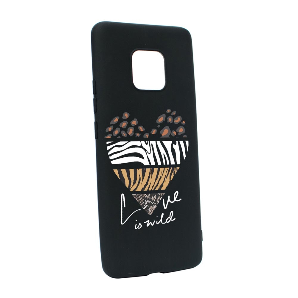 Husa Silicon Compatibila cu Motorola Moto G9 Play, Love Is Wild, rezistenta la uzura, anti-alunecare, B762