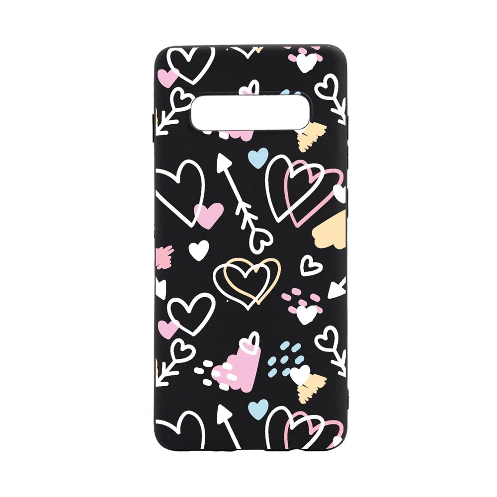 Husa Silicon Compatibila Cu Samsung Galaxy S10, Symbols, rezistenta la uzura, anti-alunecare, B764