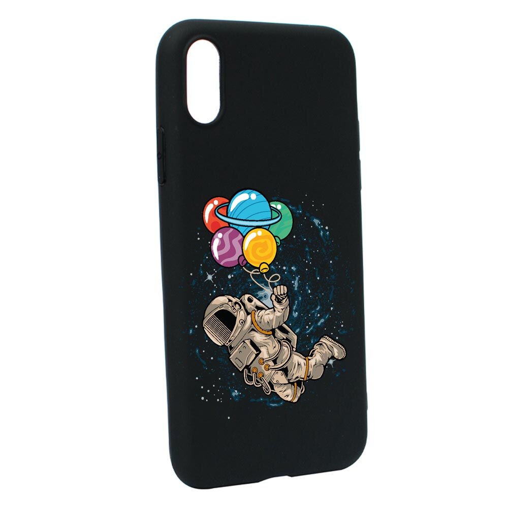 Husa Silicon Compatibila Cu Samsung Galaxy A10, Happy Astronaut, rezistenta la uzura, anti-alunecare, B773