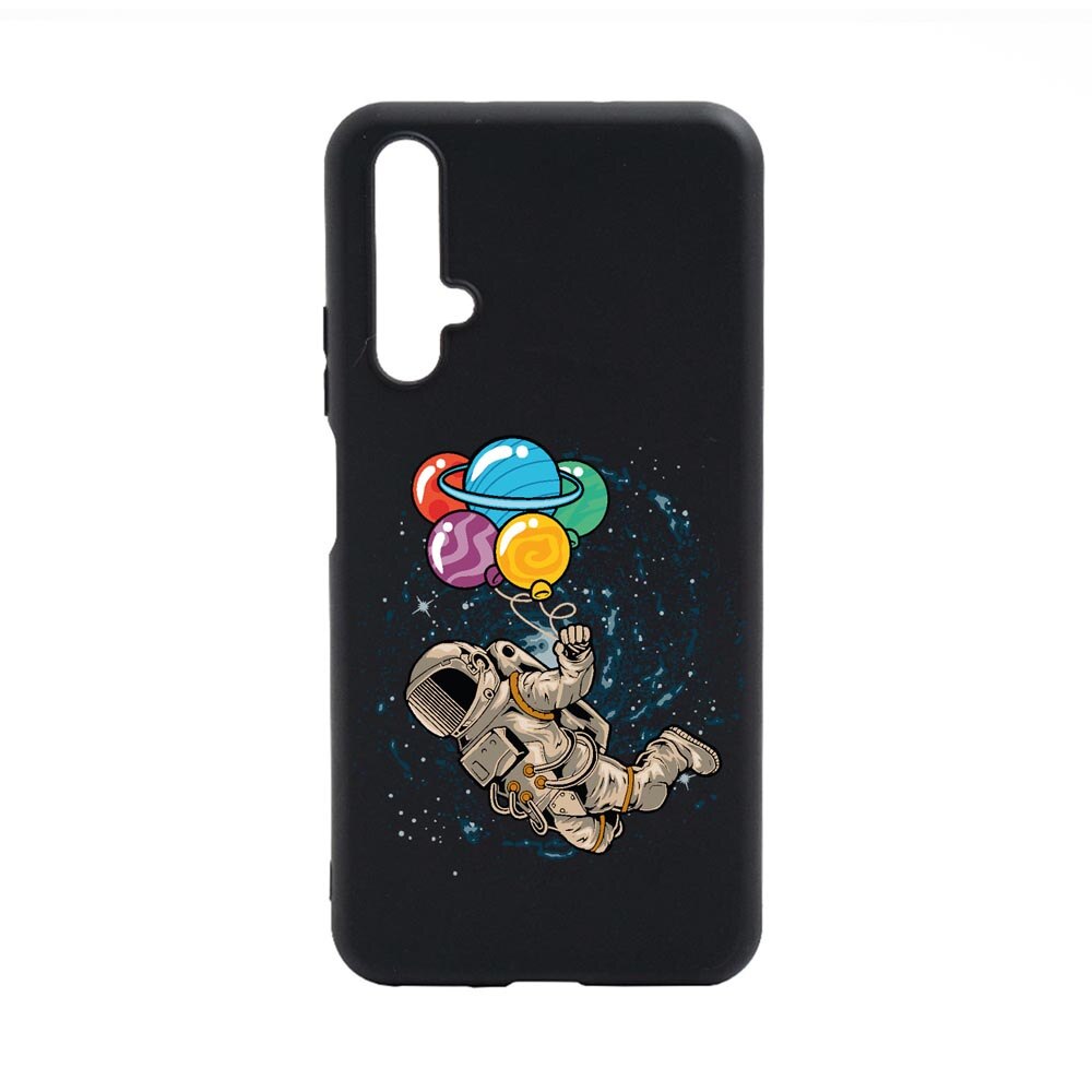 Husa Silicon Compatibila Cu Huawei Nova 5T, Happy Astronaut, rezistenta la uzura, anti-alunecare, B773