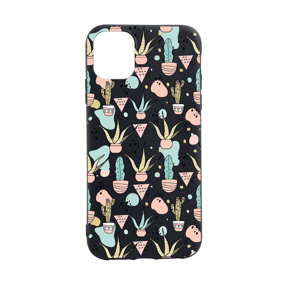 Husa Silicon Compatibila Cu Apple iPhone 12 Mini, Cactus, rezistenta la uzura, anti-alunecare, B774
