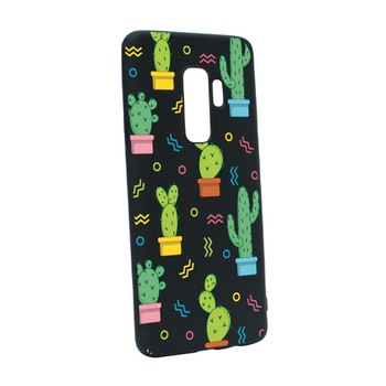 Husa Silicon Compatibila Cu Samsung Galaxy S9 Plus, Cactus, rezistenta la uzura, anti-alunecare, B770 Husa Silicon Compatibila Cu Samsung Galaxy S9 Plus, Cactus, rezistenta la uzura, anti-alunecare, B770