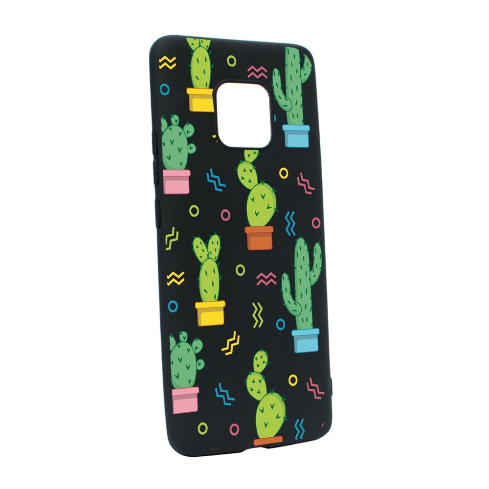 Husa Silicon Compatibila cu Motorola Moto E7 Plus, Cactus, rezistenta la uzura, anti-alunecare, B770