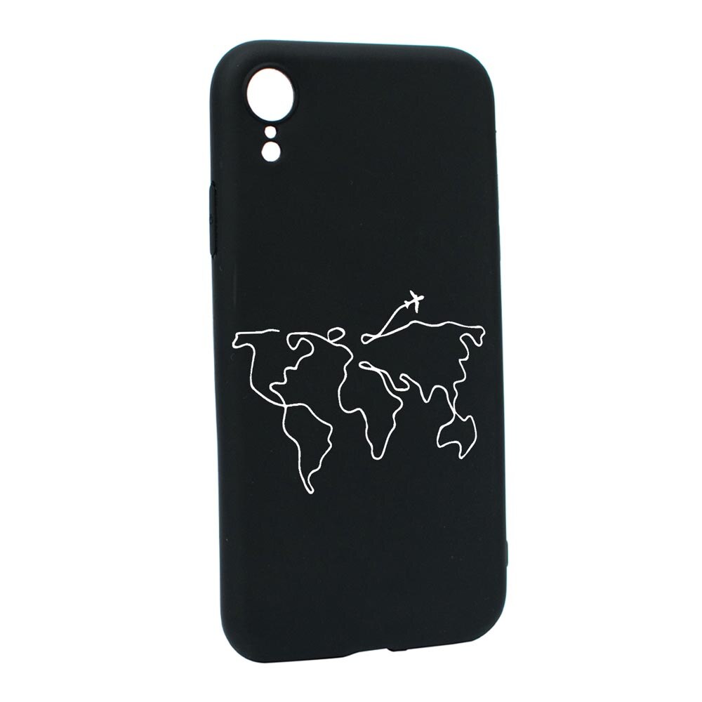Husa Silicon Compatibila Cu Apple iPhone XR, Travel, rezistenta la uzura, anti-alunecare, B733