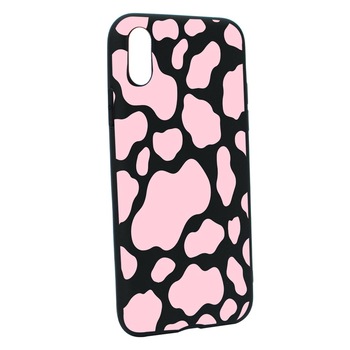 Husa Silicon Compatibila Cu Samsung Galaxy A10, Pink Cow, rezistenta la uzura, anti-alunecare, B786 Husa Silicon Compatibila Cu Samsung Galaxy A10, Pink Cow, rezistenta la uzura, anti-alunecare, B786