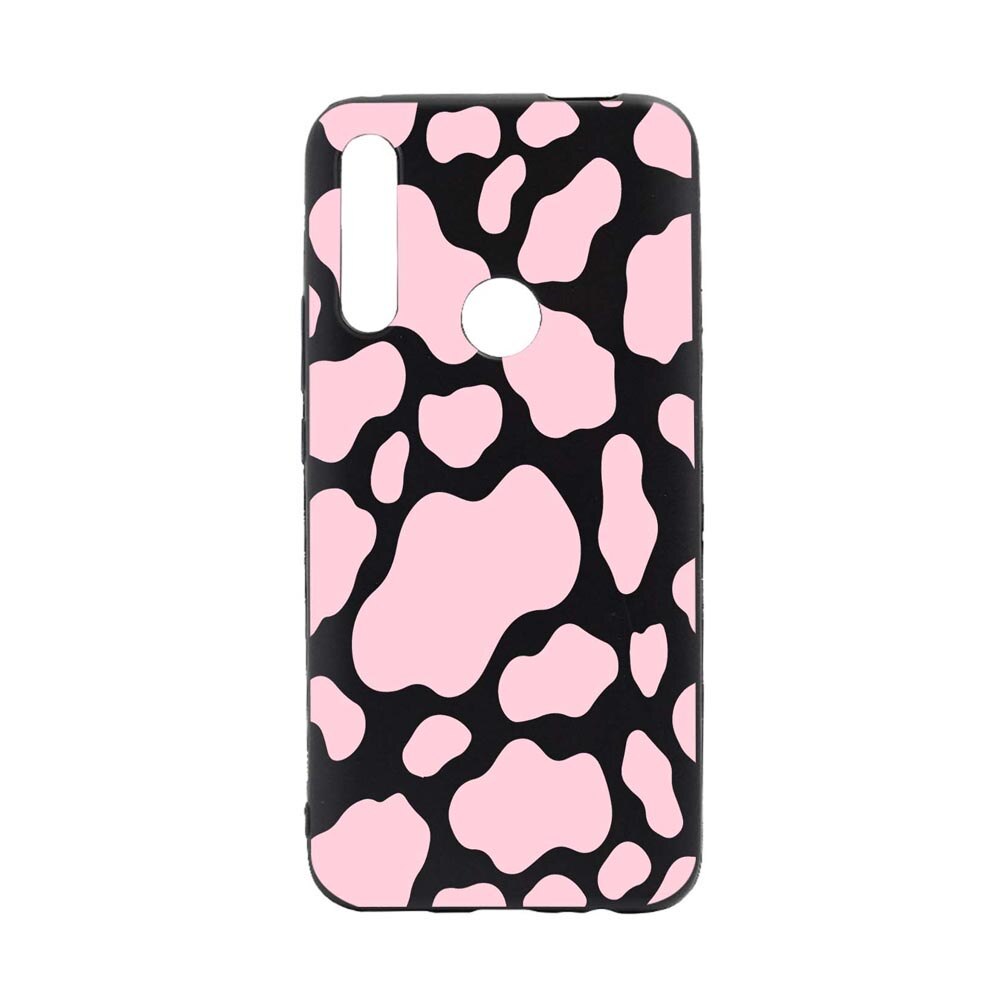 Husa Silicon Compatibila Cu Xiaomi Redmi Note 8T, Pink Cow, rezistenta la uzura, anti-alunecare, B786