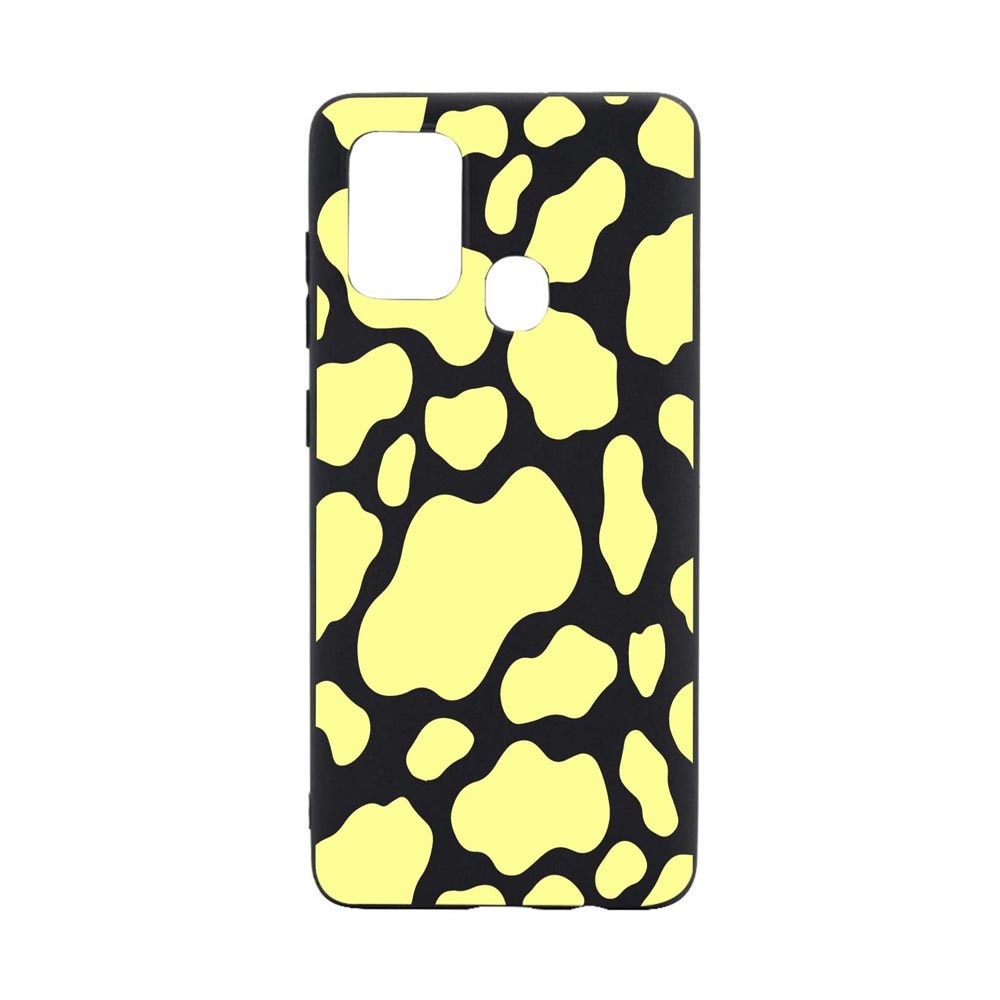 Husa Silicon Compatibila cu Motorola Moto G50, Yellow Cow, rezistenta la uzura, anti-alunecare, B787