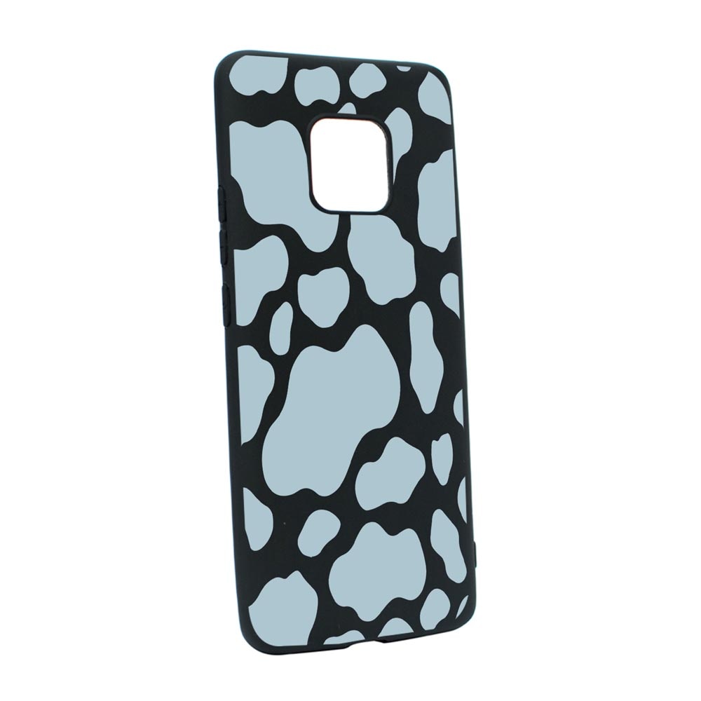 Husa Silicon Compatibila cu Motorola Moto E7 Plus, Blue Cow, rezistenta la uzura, anti-alunecare, B788