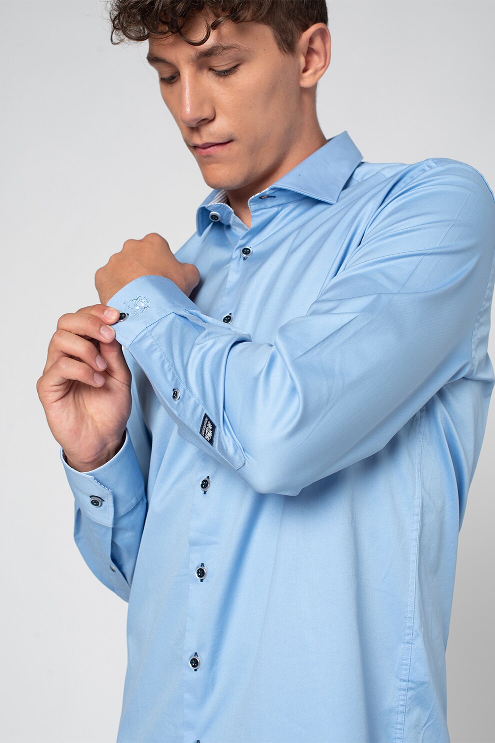 State of Art, Camasa din amestec de bumbac, Albastru lavanda