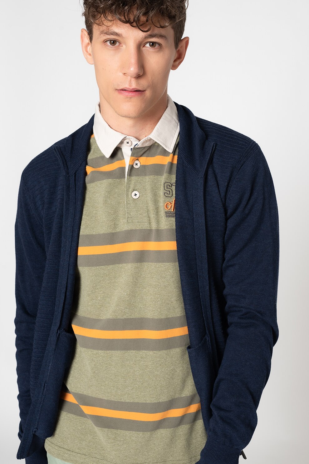 State of Art, Cardigan cu fermoar, Bleumarin inchis