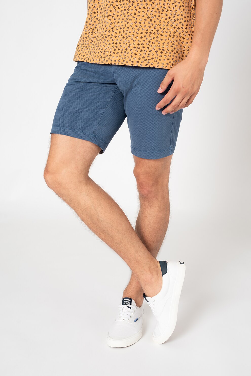 State of Art, Bermude chino cu imprimeu, Albastru inchis