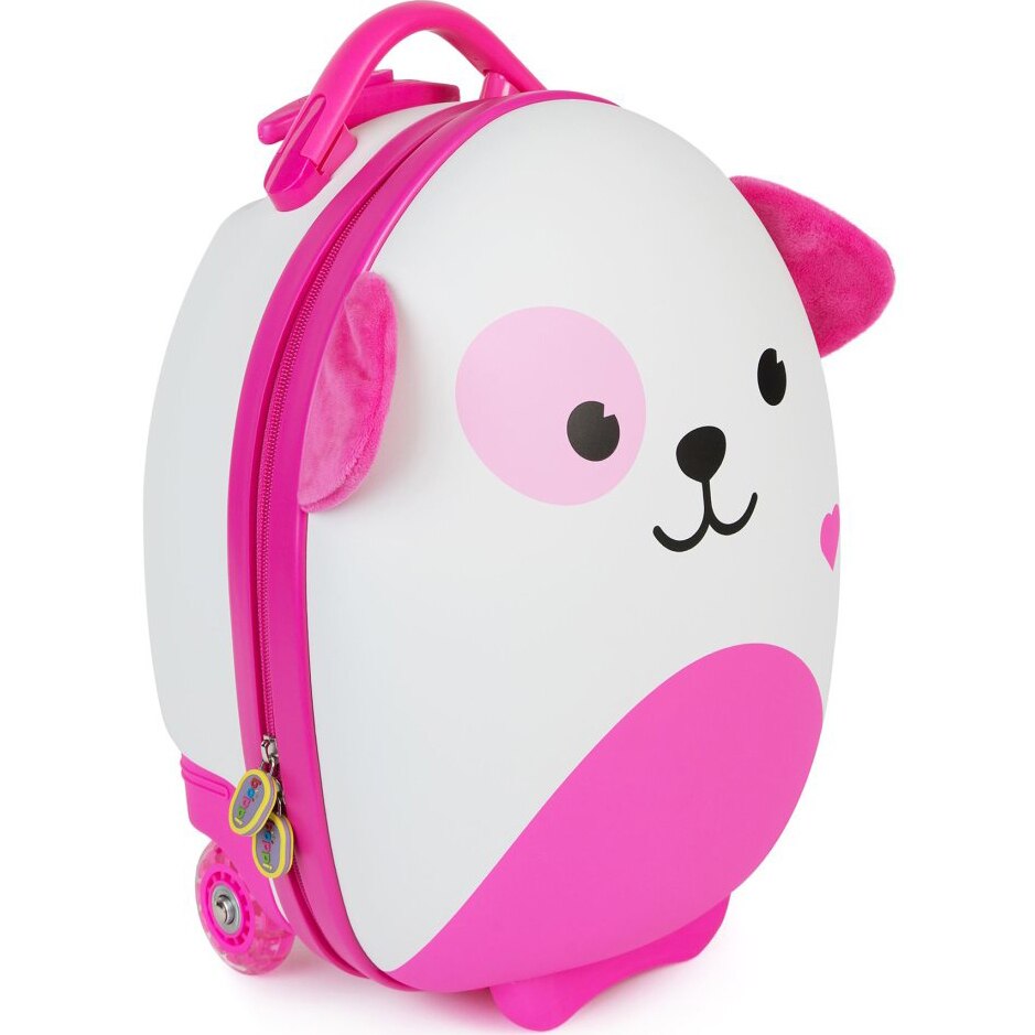 Troler Boppi Tiny Trekker - Caine roz, 60-72 x 30 x 42 cm