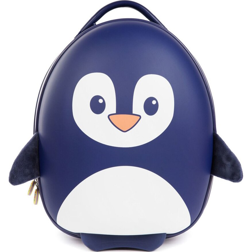 Troler Boppi Tiny Trekker - Pinguin albastru BB707F, 60-72 x 30 x 42 cm