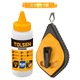 Set sfoara trasat TOLSEN cu bula si pulbere, 30m, viteza de derulare 3x, cu linie albastra si creta 115g, ideal pentru marcaje precise, include nivela cu bula si tambur cu s - Instrument Profesional TOLSEN de Inalta Calitate Pentru Constructii si Bricolaj