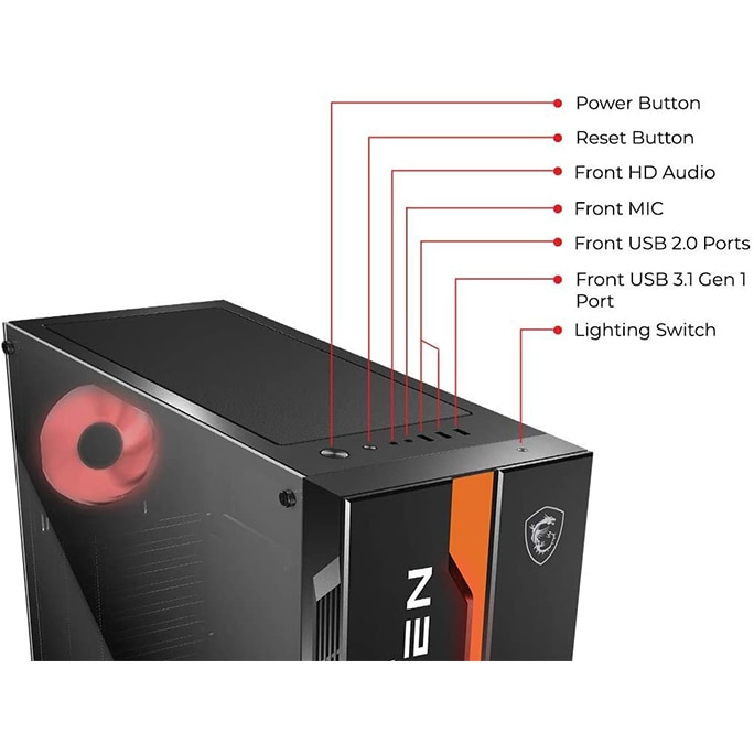 Sistem PC eSports Gaming Pro3600, Ryzen 5 3600, Asrock A520M-HDV