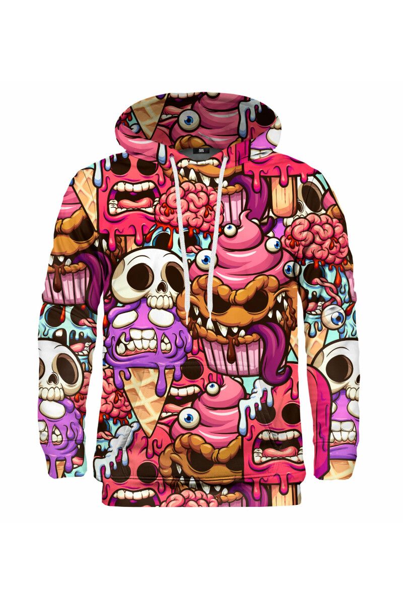 Hanorac Zombie Ice Cream, Mr. Gugu & Miss Go, Bumbac/Poliester, Multicolor, Multicolor