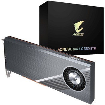 Solid State Drive (SSD) Gigabyte AORUS Gen4 AIC Adaptor, 8TB (4x2TB), PCIe 4.0 Solid State Drive (SSD) Gigabyte AORUS Gen4 AIC Adaptor, 8TB (4x2TB), PCIe 4.0