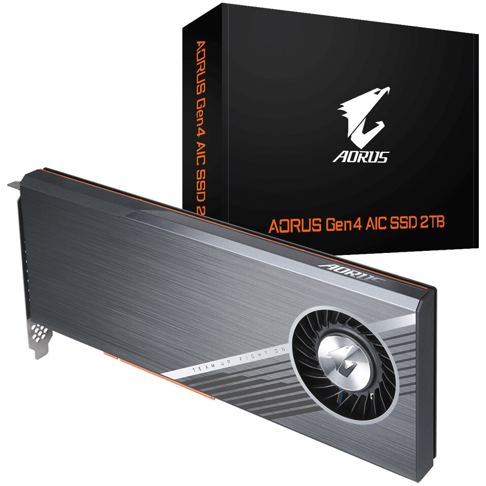 Solid State Drive (SSD) Gigabyte AORUS Gen4 AIC Adaptor, 2TB (4x500GB), PCIe 4.0