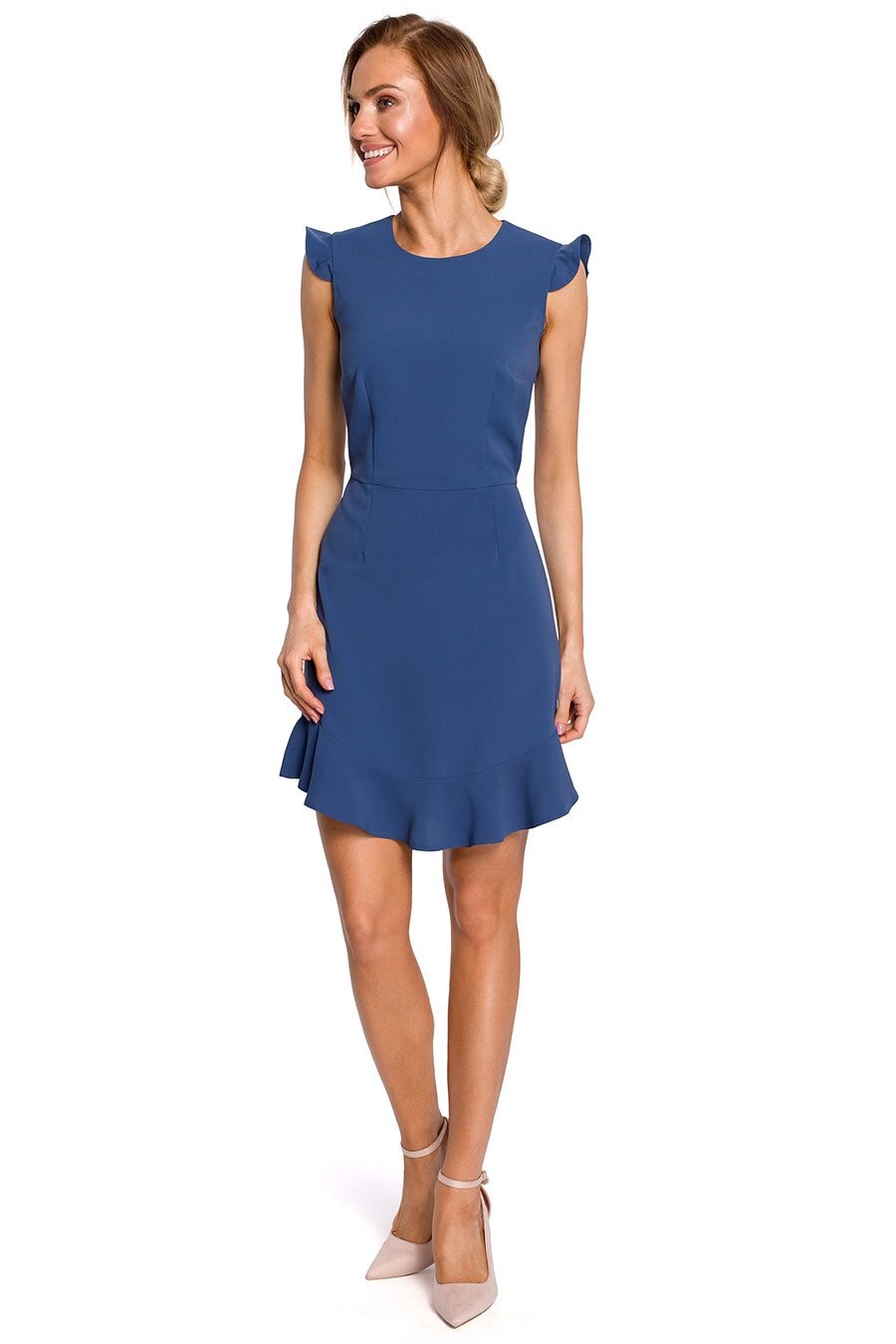 Rochie dama Nettie, Albastru, Albastru